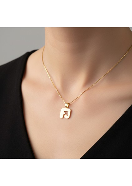 8 Ayar Altın Kolye Ucu F&j GM11411 1 gr