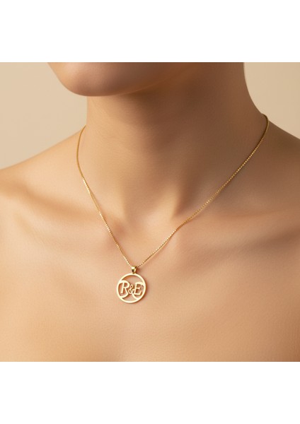 8 Ayar Altın Kolye Ucu E&r GM11298 0.5 gr