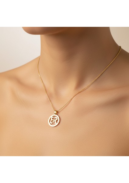 8 Ayar Altın Kolye Ucu E&r GM11291 1 gr