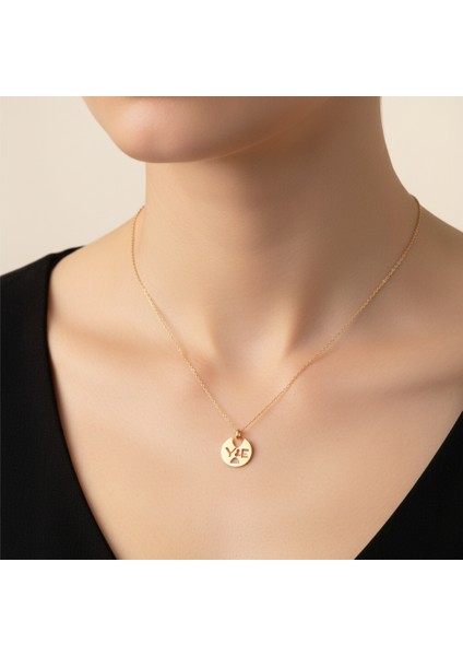 8 Ayar Altın Kolye Ucu E&y GM11379 1 gr