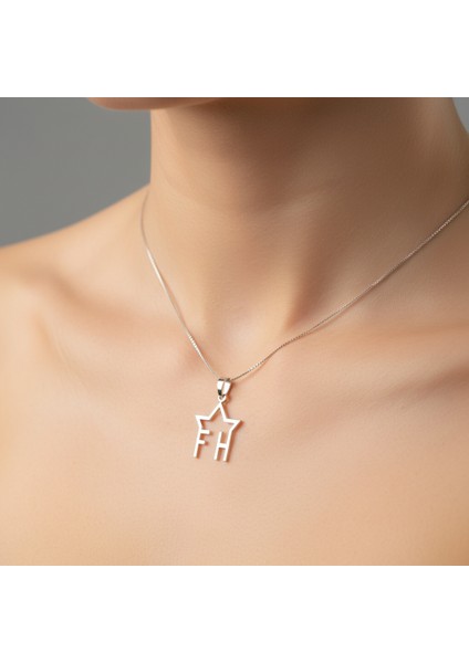 925 Ayar Gümüş Kolye F&h SM11404