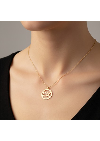 14 Ayar Altın Kolye Ucu E&x GM11364 0.5 gr