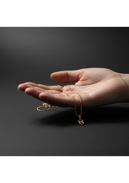 8 Ayar Altın Kolye Ucu F&n GM11470 0.5 gr fiyatları