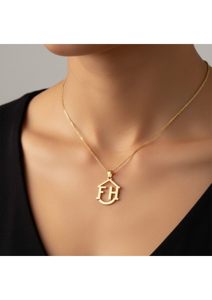 8 Ayar Altın Kolye Ucu F&h GM11399 0.5 gr