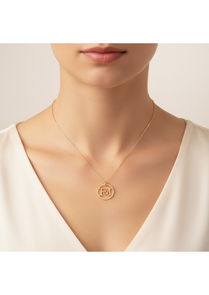 8 Ayar Altın Kolye Ucu F&m GM11456 0.5 gr