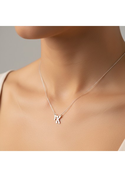 925 Ayar Gümüş Kolye F&k SM11440