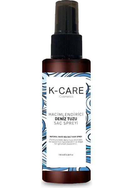 K K-Care Cosmetics Hacimlendirici Deniz Tuzu Saç Spreyi 100 ml
