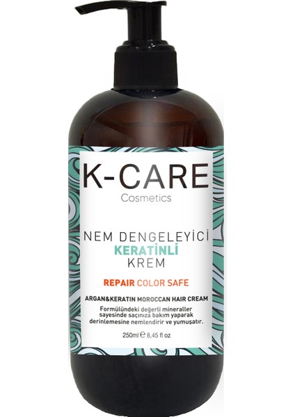 K K-Care Cosmetics Nem Terapisi Durulanan Saç Bakım Kremi 250 ml