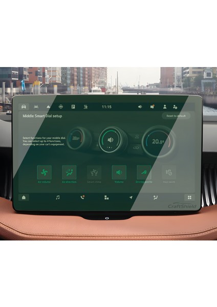Skoda Superb (2024-2025) Uyumlu 13" Multimedya ve Klima Paneli Koruyucu Set 9h Nano Ekran Koruyucu fiyatları