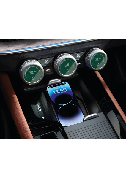 Skoda Superb (2024-2025) Uyumlu 13" Multimedya ve Klima Paneli Koruyucu Set 9h Nano Ekran Koruyucu modelleri