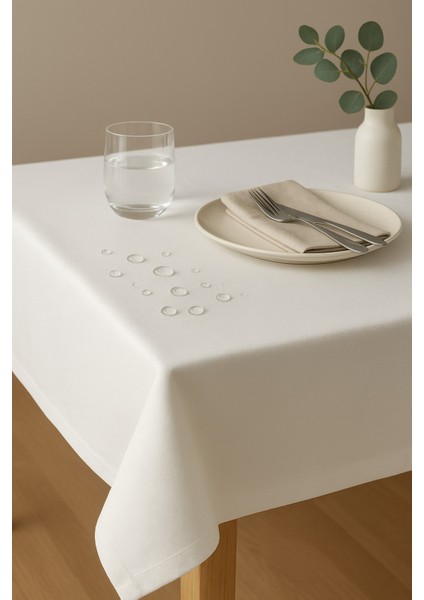 Su ve Leke Itici Özellikliği Bulunan Masa Örtüsü