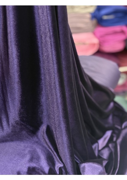 Patlıcan Moru Ipek Kadife