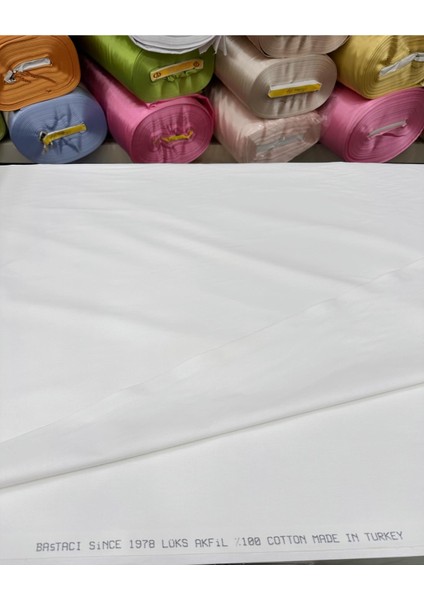 Beyaz Akfil %100 Pamuk Kumaş indirimleri