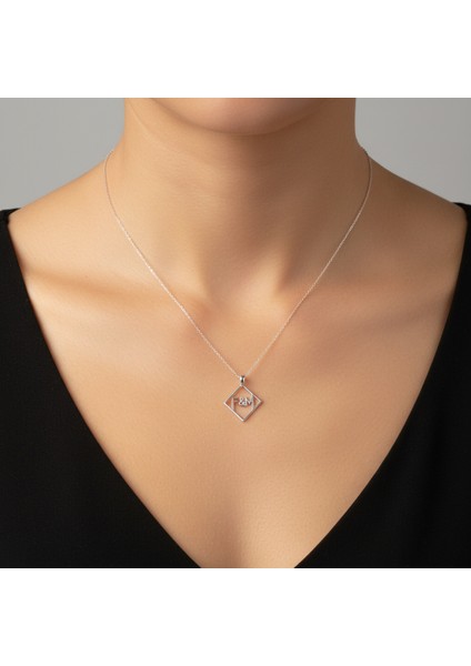 925 Ayar Gümüş Kolye F&m SM11453