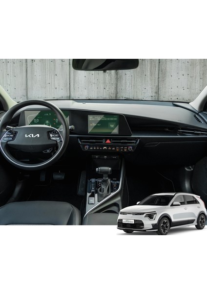 Kia Niro Hibrit / Ev (2022-2025) Uyumlu 8" Multimedya ve 10.25" Gösterge Çift Set 9h Nano Ekran Koruyucu