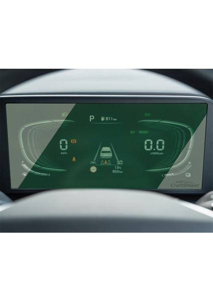 Kia Niro Hibrit / Ev (2022-2025) Uyumlu 8" Multimedya ve 10.25" Gösterge Çift Set 9h Nano Ekran Koruyucu modelleri