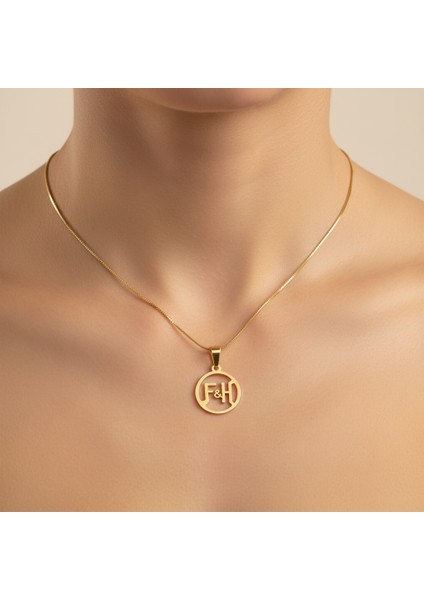 8 Ayar Altın Kolye Ucu F&h GM11392 1 gr