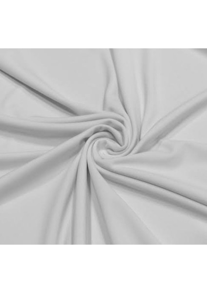 Beyaz Sendy Likralı Esnek Kumaş