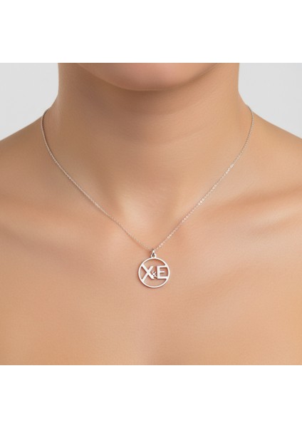 925 Ayar Gümüş Kolye E&x SM11367