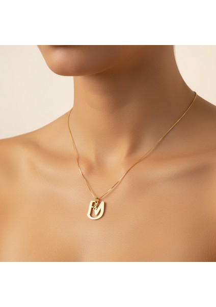 8 Ayar Altın Kolye Ucu F&m GM11458 1 gr