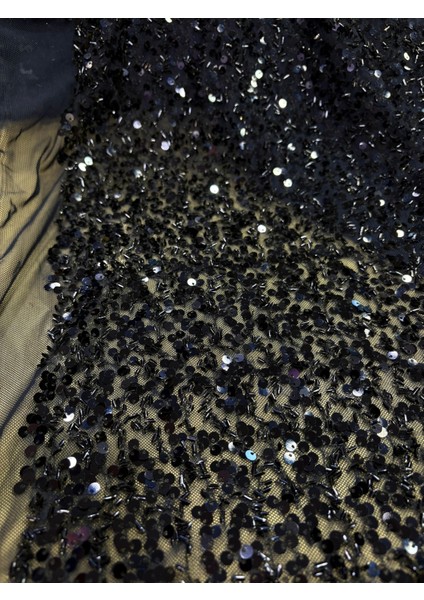 Pullu Payet Kumaş (Tül Üzerine Pul ve Boncuk Görünümlü ) fiyatları