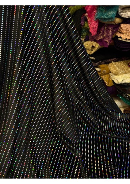 Hologram Pullu Kadife Kumaş fırsatları