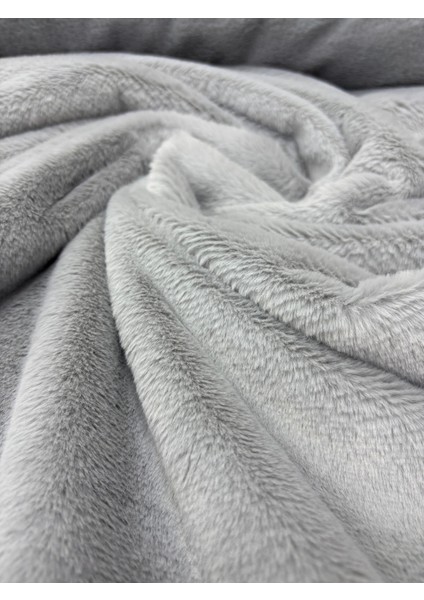 Kısa Tüylü Peluş Gri