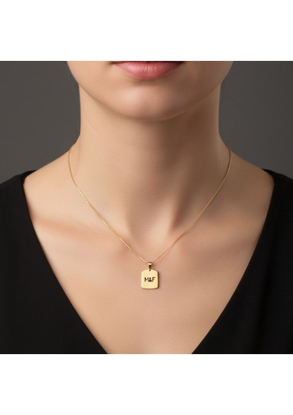 14 Ayar Altın Kolye Ucu F&m GM11460 0.5 gr