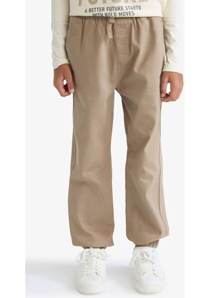 Erkek Çocuk Jogger Fit Gabardin Pantolon F5038A825WN