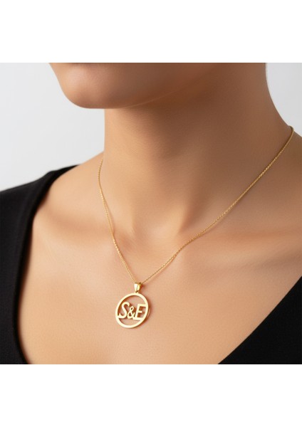 8 Ayar Altın Kolye Ucu E&s GM11315 0.5 gr