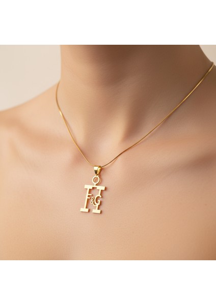 8 Ayar Altın Kolye Ucu F&g GM11427 0.5 gr