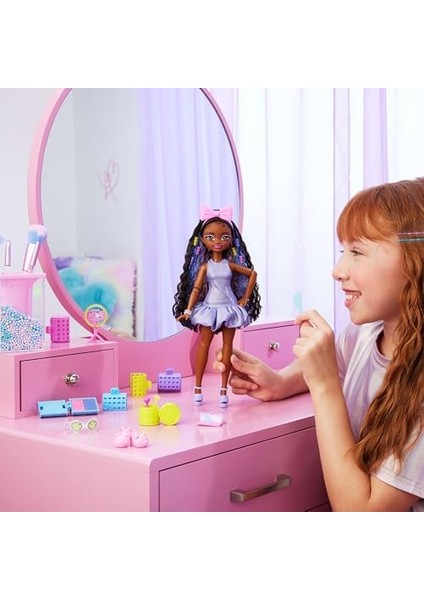 Besties Ile Hazırlan Şekillendirilmiş Saçlı '' Bebek, Sürpriz Saç Aksesuarları ve 15'ten Fazla Görünüm, JGG39 fiyatları