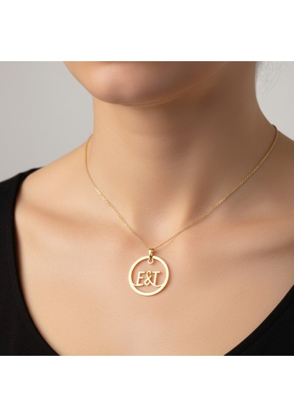 14 Ayar Altın Kolye Ucu E&t GM11331 1 gr