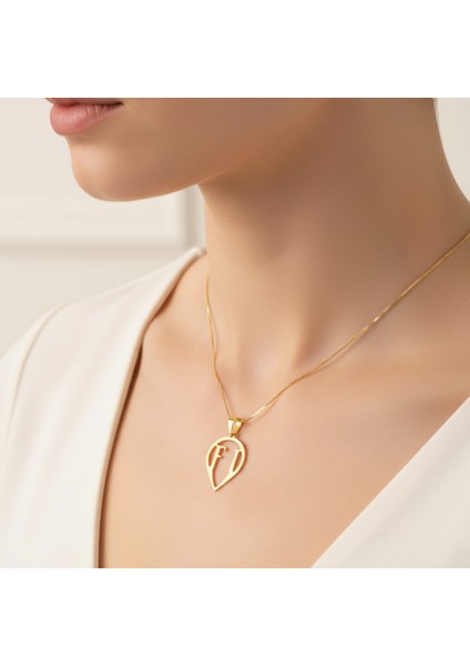 8 Ayar Altın Kolye Ucu F&ı GM11432 0.5 gr