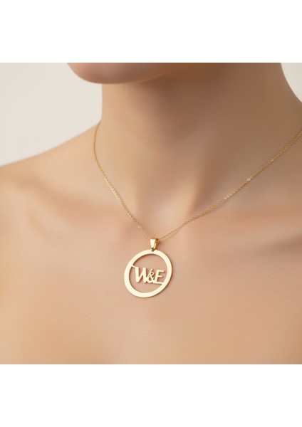 8 Ayar Altın Kolye Ucu E&w GM11354 1 gr