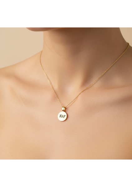 8 Ayar Altın Kolye Ucu F&k GM11442 0.5 gr