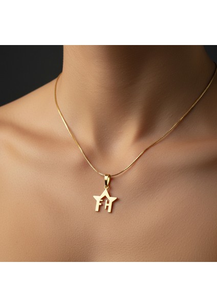 8 Ayar Altın Kolye Ucu F&h GM11393 0.5 gr