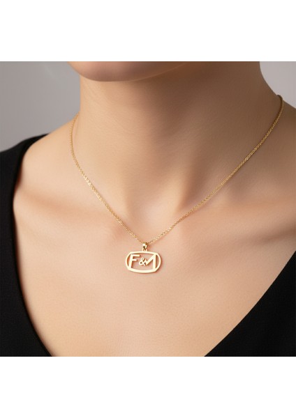 8 Ayar Altın Kolye Ucu F&m GM11455 0.5 gr