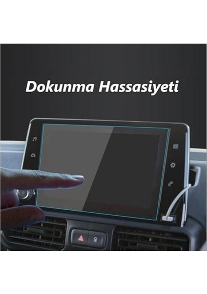 Peugeot Rifter ve Panelvan 2024 ve 2025 Model Gösterge Paneli Ekran Koruyucu modelleri