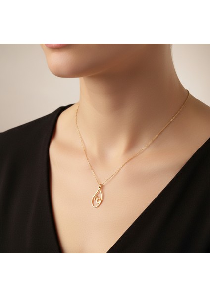 8 Ayar Altın Kolye Ucu F&g GM11416 0.5 gr