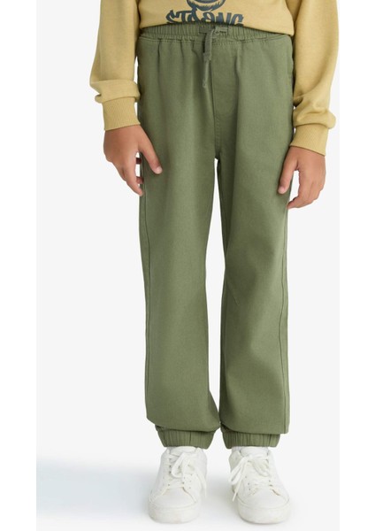 Erkek Çocuk Jogger Fit Gabardin Pantolon F5038A825WN