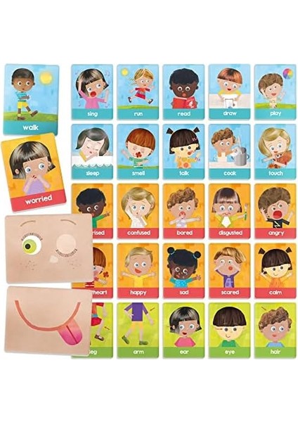 Headu Flashcards Emotions And Actions (1-4 Yaş)