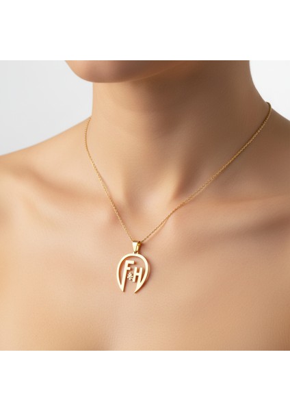 14 Ayar Altın Kolye Ucu F&h GM11391 1 gr