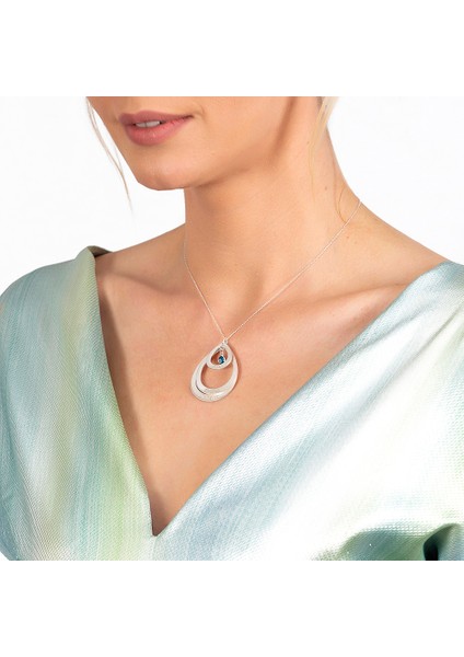 Isme Özel Yazılı 925 Ayar Gümüş Bayan Üç Damla Kolye fırsatları