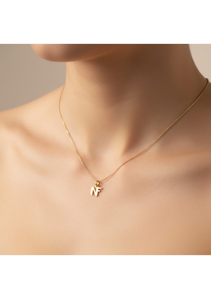 8 Ayar Altın Kolye Ucu F&n GM11474 1 gr