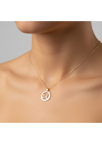 14 Ayar Altın Kolye Ucu E&u GM11334 1 gr