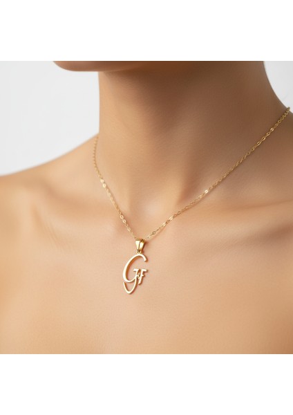 8 Ayar Altın Kolye Ucu F&g GM11418 1 gr