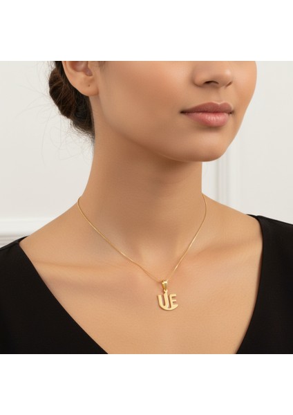 8 Ayar Altın Kolye Ucu E&u GM11343 1 gr