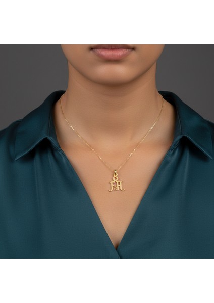 8 Ayar Altın Kolye Ucu F&h GM11394 1 gr