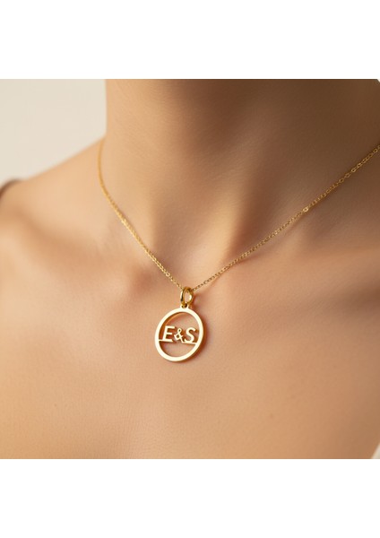 8 Ayar Altın Kolye Ucu E&s GM11313 0.5 gr